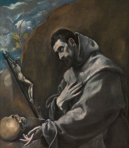 Assisi Szent Ferenc a meditációban alkotó: El Greco