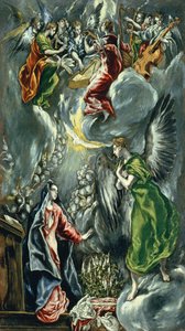 English: The Annunciation Annunciation alkotó: El Greco