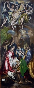 A pásztorok imádása alkotó: El Greco