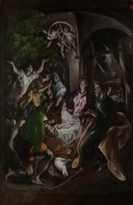 A Pásztorok imádása, kb. 1605-10. alkotó: El Greco