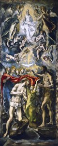 Krisztus megkeresztelkedése alkotó: El Greco