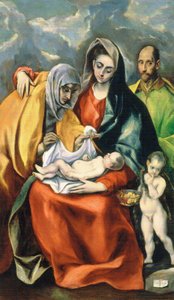 A Szent Család alkotó: El Greco