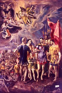 Szent Mauritius mártíromsága, 286 c1580-1581 alkotó: El Greco