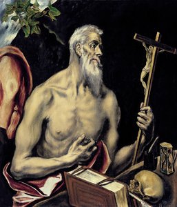 A Bűnbánó Szent Jeromos alkotó: El Greco