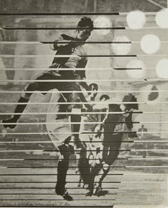 labdarúgó, 1926. alkotó: Eliezer Markowich Lissitzky
