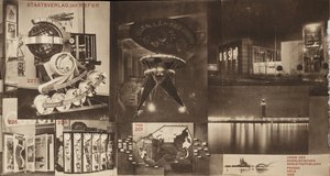 Szovjetunió. A kölni nemzetközi sajtókiállítás szovjet pavilonjának katalógusa, 1928 alkotó: Eliezer Markowich Lissitzky