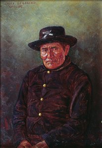 Geronimo főnök (olaj, vászon)