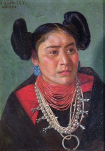 O-koon-sey (olaj, fapanel) alkotó: Elbridge Ayer Burbank