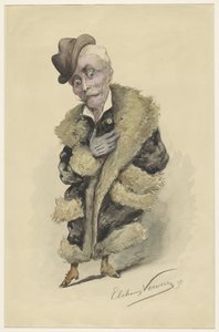 Jan Gerard Smits művész karikatúrája