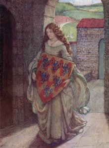 Elaine (színes litó) alkotó: Eleanor Fortescue Brickdale