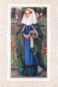 Enid, illusztráció Alfred Tennyson (1809-92) "Idylls of the King" című művéből, kiadó: Hodder & Stoughton alkotó: Eleanor Fortescue Brickdale