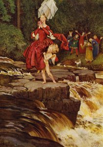 A szerelem megtalálja az utat (színes litó) alkotó: Eleanor Fortescue Brickdale