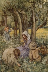 Ó, Angliában lenni most, hogy ott van április (színes litho)
