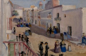 Utcai jelenet alkotó: Eleanor Harris