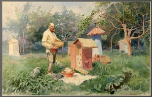 A méhészetben, 1890