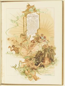 Műsor Marius Petipa és Riccardo Drigo La Perle című balettjéhez, 1896.