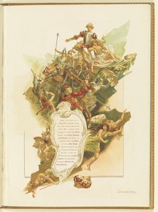 Műsor Marius Petipa és Riccardo Drigo La Perle című balettjéhez, 1896.