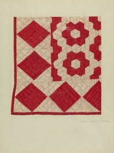 Patchwork paplan alkotó: Elgin Moncure Styll