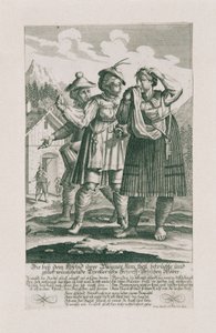 Az 1703-as tiroli védelem: Tyrollerische Scharff-Schützen nők alkotó: Elias Baeck