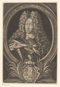 Georg Ludwig, Nagy-Britannia és Írország királyának portréja alkotó: Elias Christopf Heiss