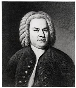Johann Sebastian Bach német zeneszerző portréja