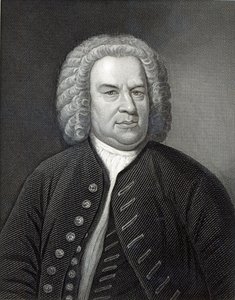 Johann Sebastian Bach német zeneszerző portréja