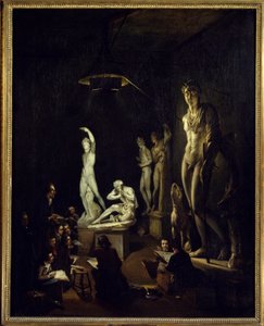 A Londoni Királyi Akadémia öntőterme 1770-ben Elias Martin festménye
