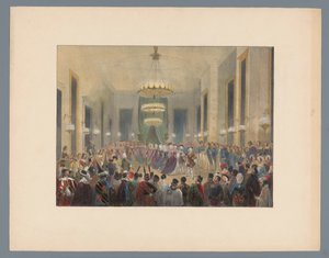 Bálterem, ahol a pávát táncolnak, 1845