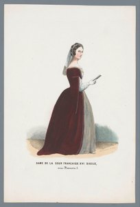 század francia udvarhölgye, I. Francois alatt (cím a tárgyon)