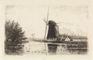 Szélmalom Baambrugge-ban