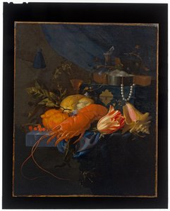 Still Life With A Lobster alkotó: Elias van den Broeck