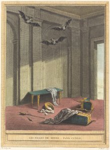 Les filles de Minnie (A lányaim) alkotó: Elie du Mesnil after Jean Baptiste Oudry