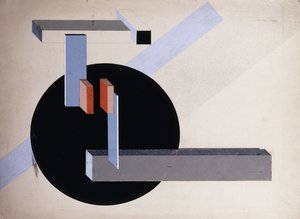 Proun N 89 alkotó: Eliezer Markowich Lissitzky