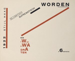 Két négyzetről, 1922. alkotó: Eliezer Markowich Lissitzky