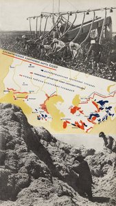 Gyapottenyésztés. Illusztráció: Szovjetunió építi a szocializmust, 1933. alkotó: Eliezer Markowich Lissitzky
