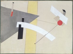 Proun 12 E, 1923 alkotó: Eliezer Markowich Lissitzky
