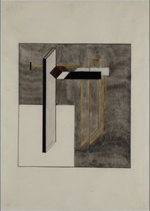 Proun 4B alkotó: Eliezer Markowich Lissitzky