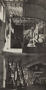 Szovjet pavilon a Nemzetközi Sajtókiállításon, Köln, 1933. alkotó: Eliezer Markowich Lissitzky