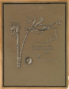 (Illusztráció Omar Khayyám Rubáiyátjához) A művész aláírása alkotó: Elihu Vedder