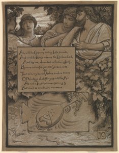 (Illusztráció Omar Khayyám Rubáiyátjához) Omar sírja alkotó: Elihu Vedder