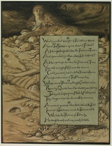 (Illusztráció Omar Khayyám Rubáiyátjához) Az elkerülhetetlen sors alkotó: Elihu Vedder