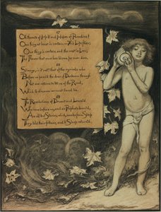 (Illusztráció Omar Khayyám Rubáiyátjához) A jelen a múlt hangjait hallgatva alkotó: Elihu Vedder