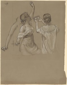 Dionüszoszi mulatozók alkotó: Elihu Vedder