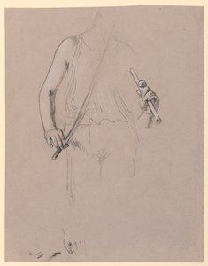 Ábratanulmány: Jelmezes férfi alkotó: Elihu Vedder