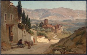 Perugia mellett, 1870 alkotó: Elihu Vedder