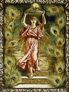 Prang design karácsonyra, alkotó: Elihu Vedder