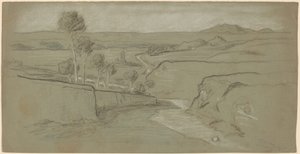 Római táj alkotó: Elihu Vedder