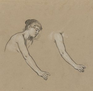 Tanulmányok a tél alakjához alkotó: Elihu Vedder