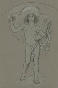 Tanulmány az Apollo számára alkotó: Elihu Vedder