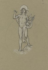Tanulmány az Apollo számára alkotó: Elihu Vedder